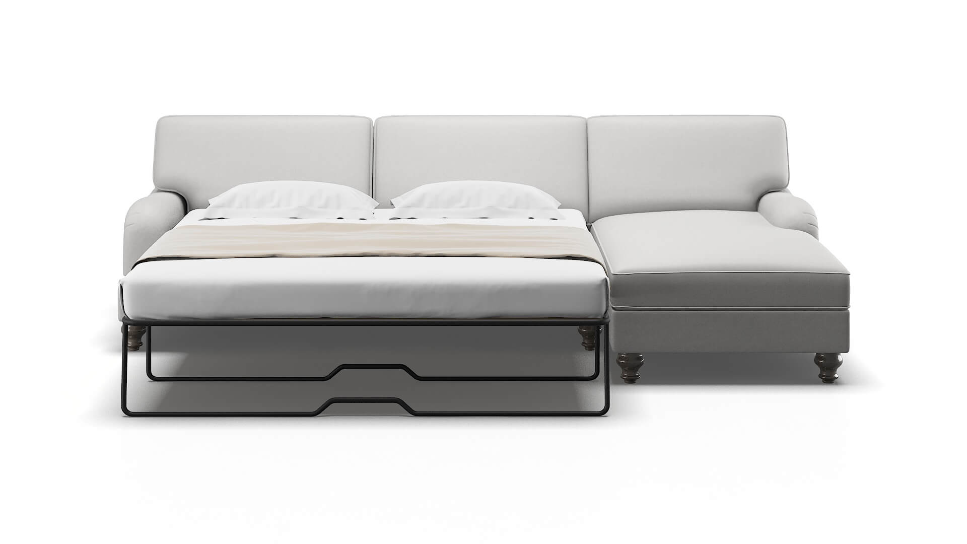 Hamilton Prisma Steam Panel Sleeper Espresso legs 1