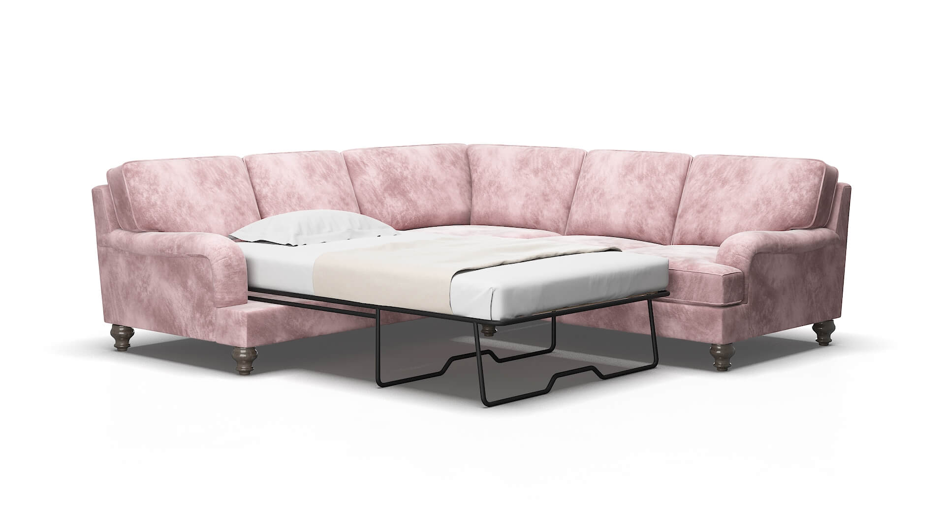 Hamilton Quartz 705 Sectional sleeper Espresso Legs  2