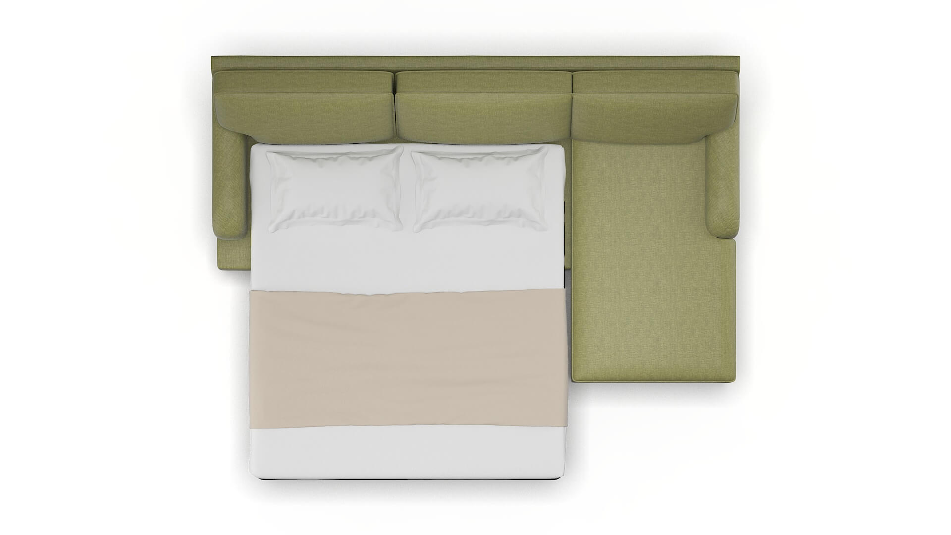 Hamilton Rocket Evergreen Panel Sleeper Espresso legs 3