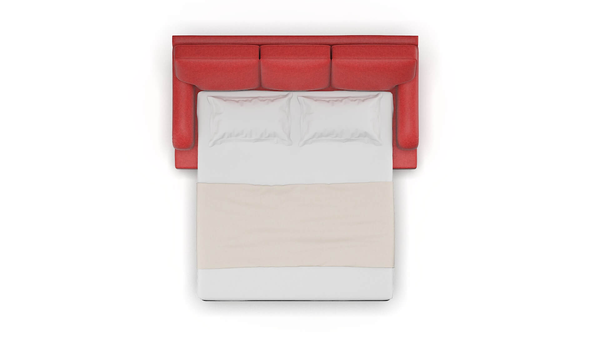 Hamilton Royale Berry Sofa Sleeper Espresso legs 3