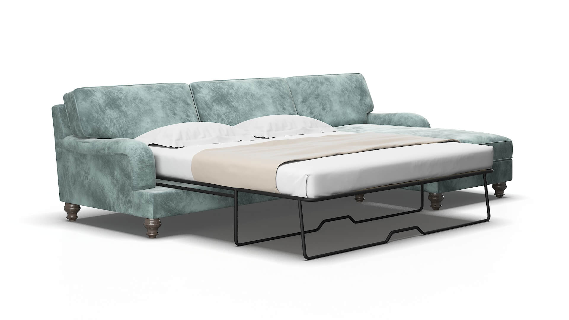 Hamilton Royale Cloud Panel Sleeper Espresso legs 2