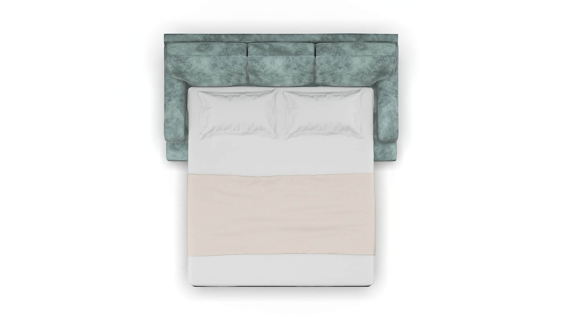 Hamilton Royale Cloud Sofa Sleeper Espresso legs 3