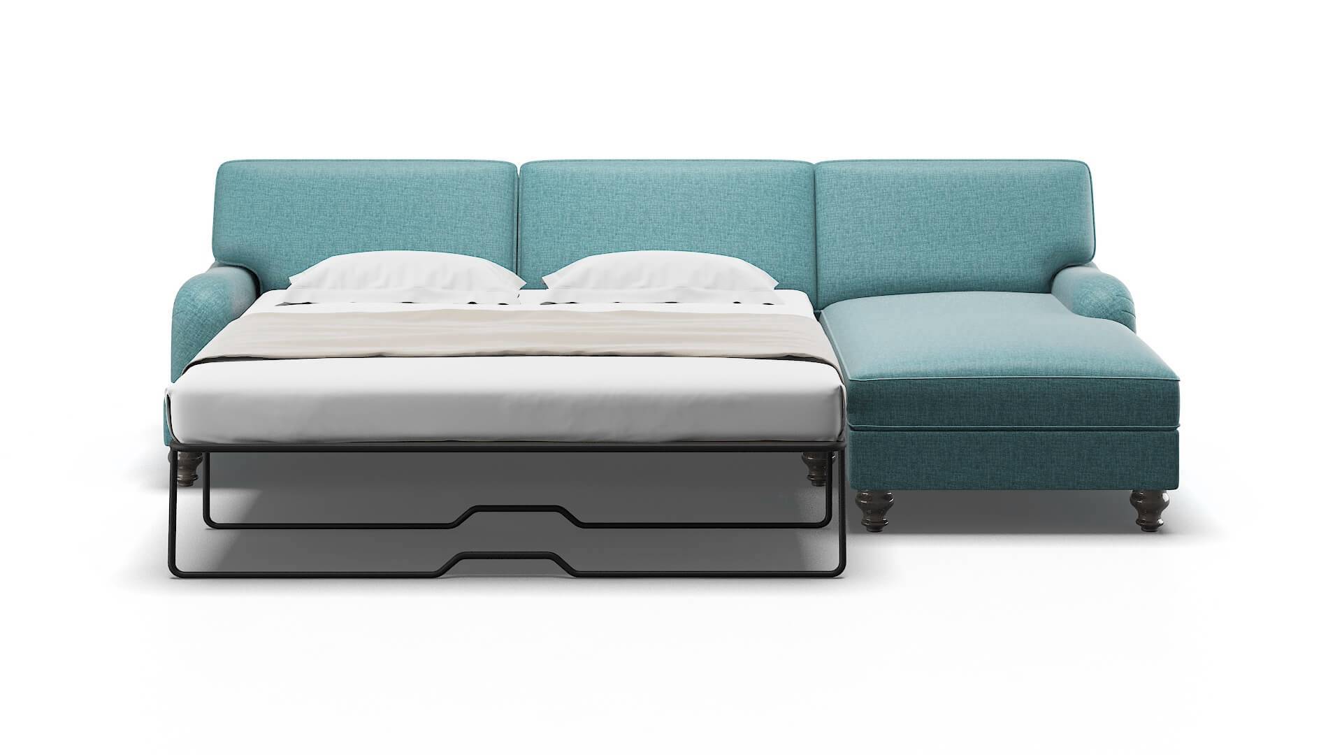 Hamilton Simplex Blue_moon Panel Sleeper Espresso legs 1