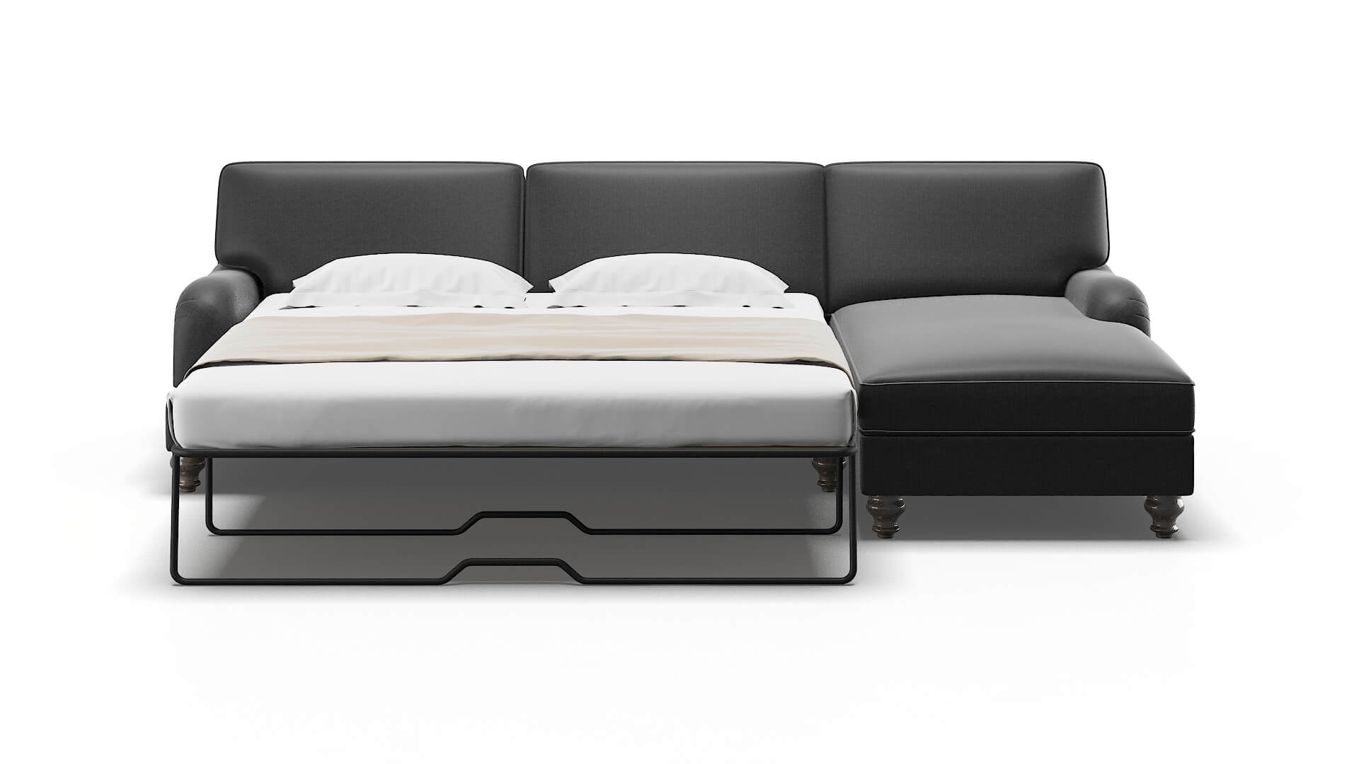 Hamilton Sosoftness 54 Panel Sleeper Espresso legs 1