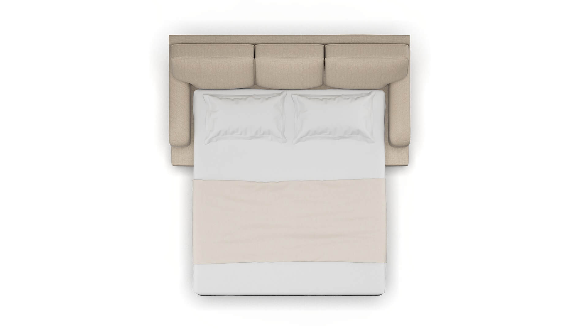 Hamilton Sosoftness 74 Sofa Sleeper Espresso legs 3