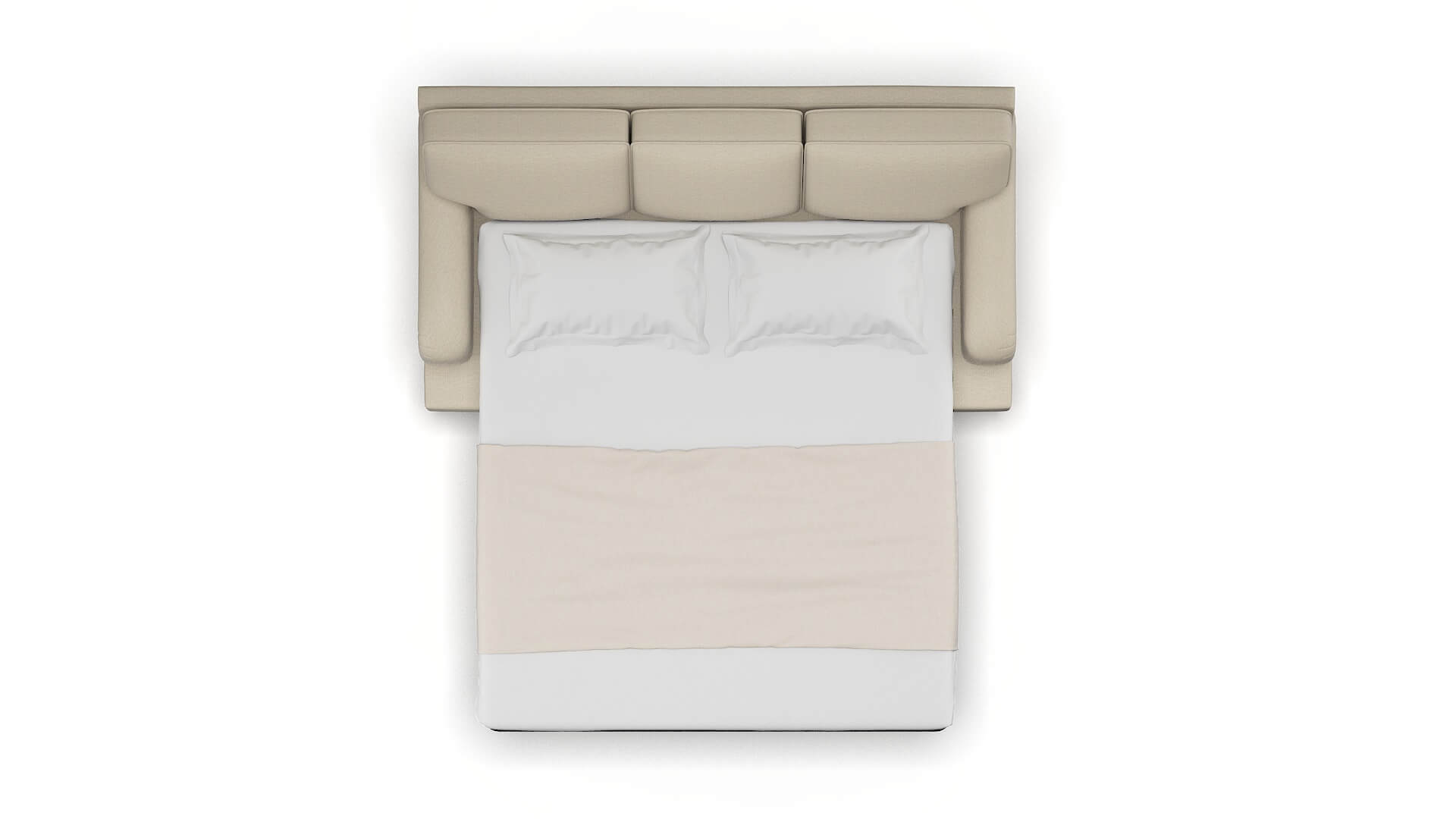 Hamilton Urban_d Silver Sofa Sleeper Espresso legs 3