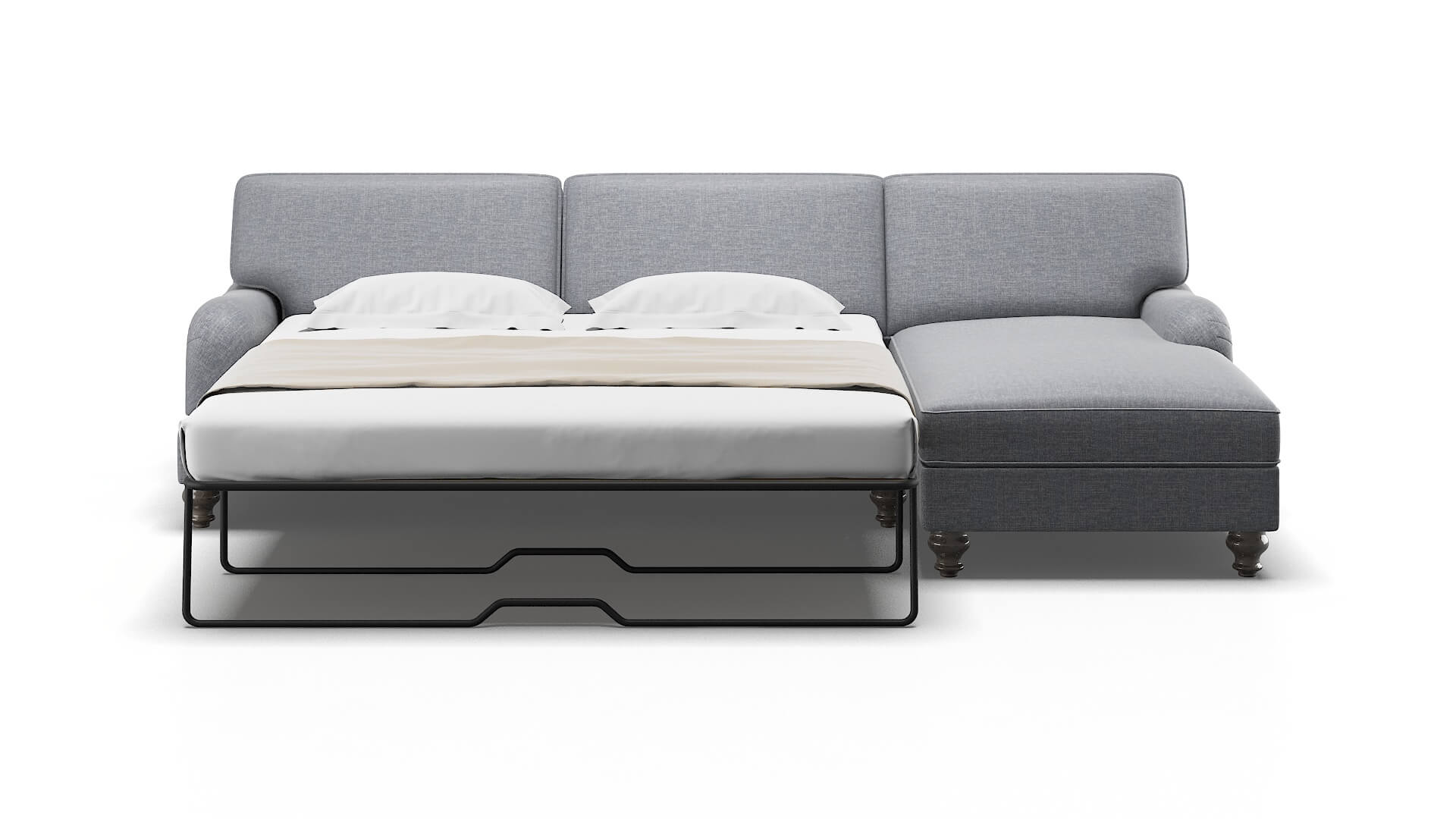 Hamilton Venus Mist Panel Sleeper Espresso legs 1