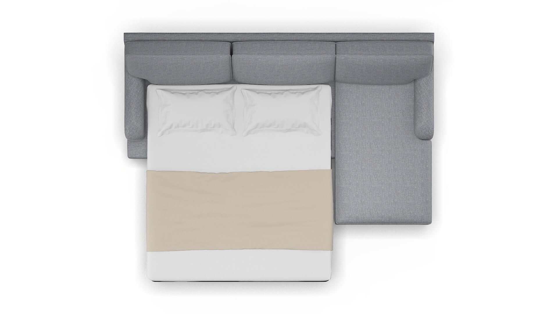 Hamilton Venus Mist Panel Sleeper Espresso legs 3