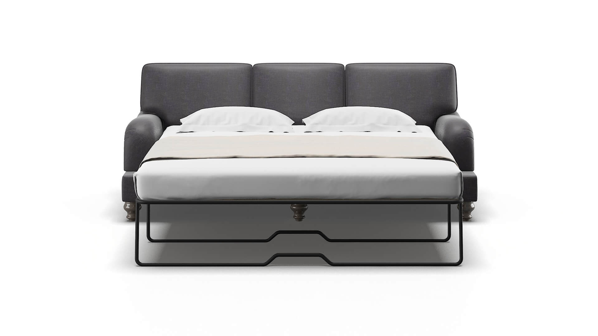 Hamilton Venus Onyx Sofa Sleeper Espresso legs 1