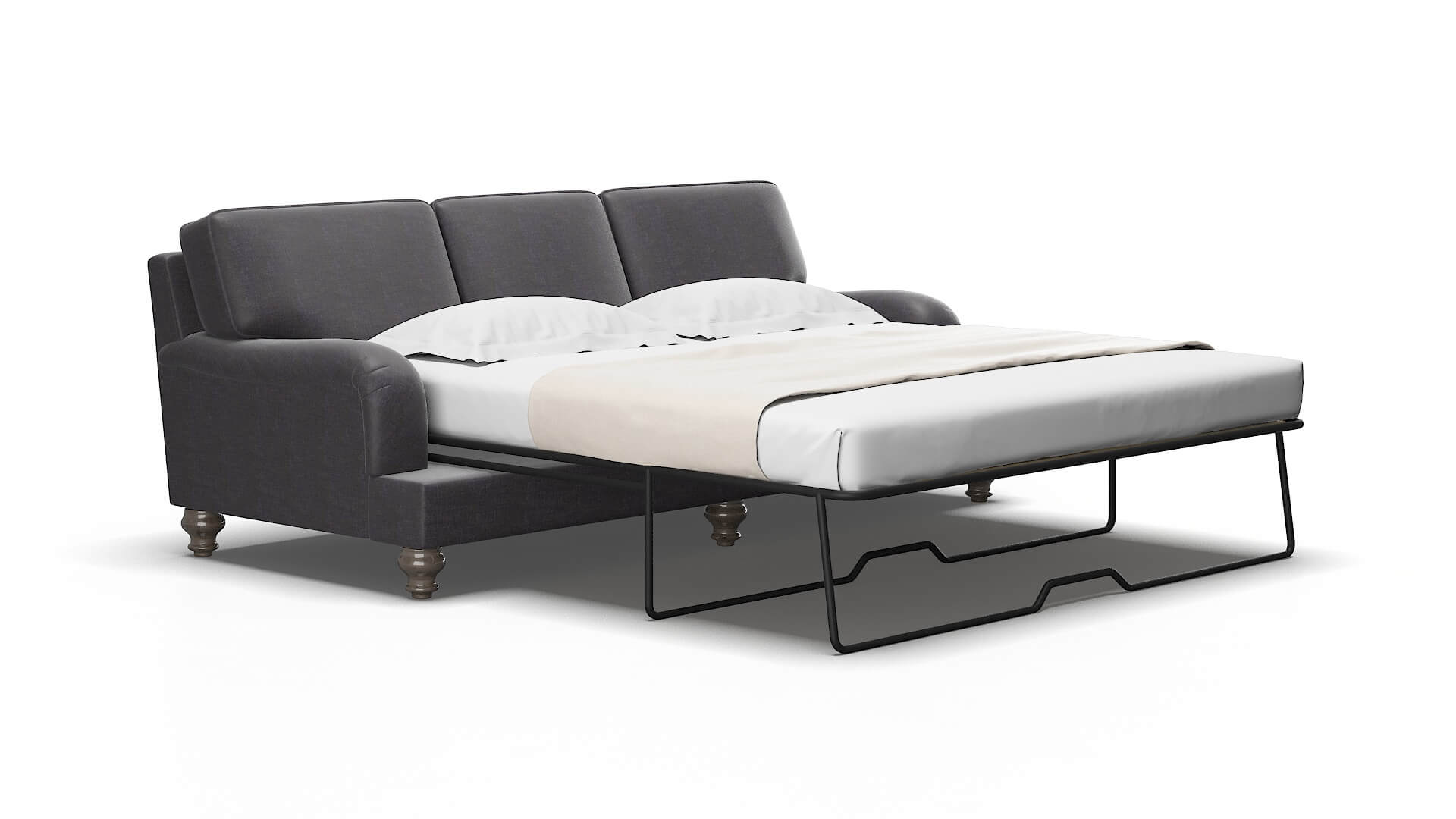 Hamilton Venus Onyx Sofa Sleeper Espresso legs 2