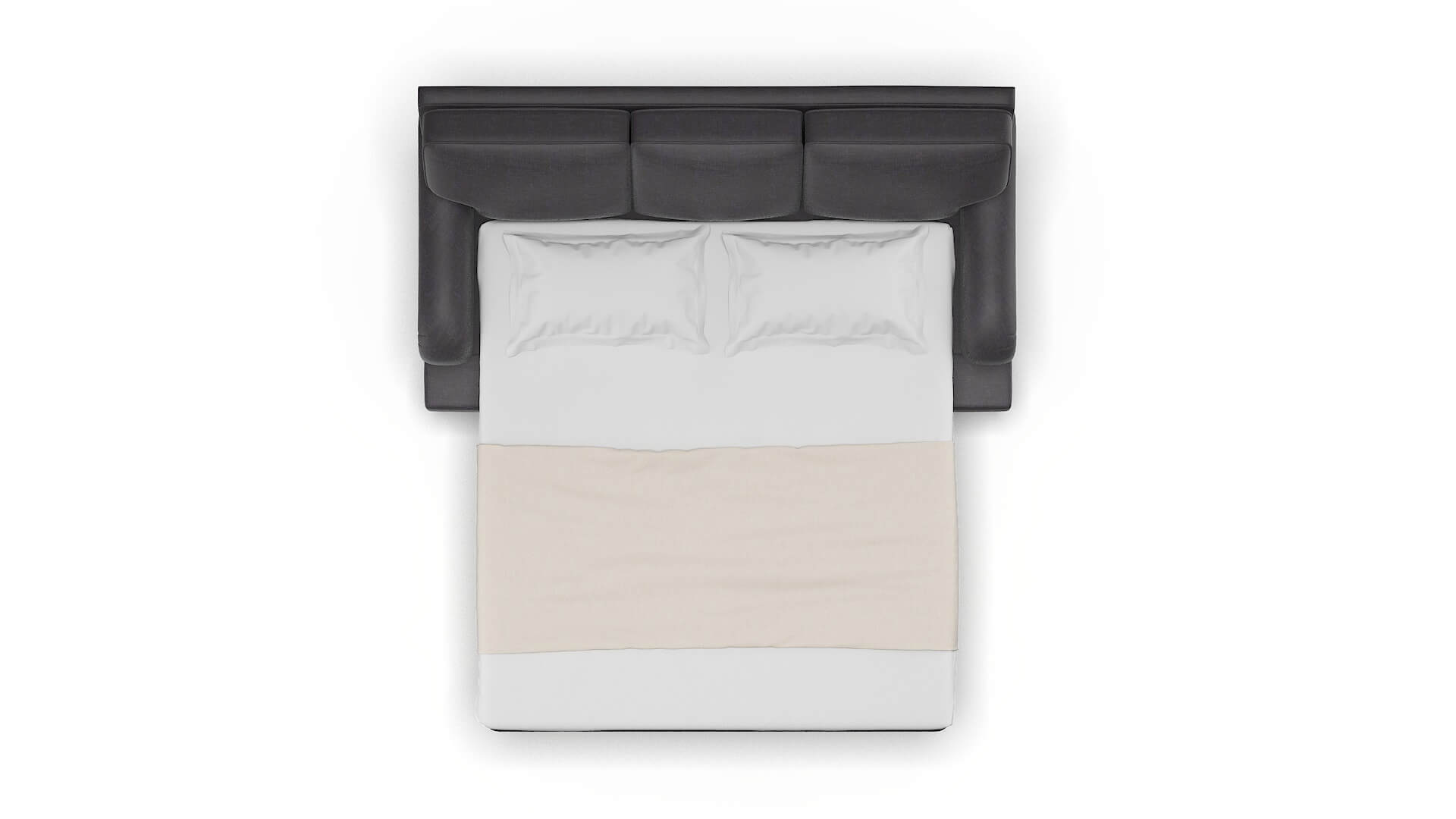 Hamilton Venus Onyx Sofa Sleeper Espresso legs 3