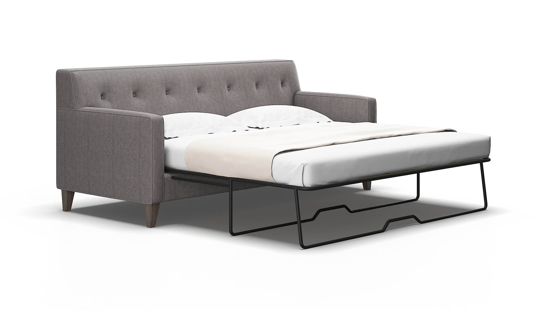 Harper Atlas_plz silver Sofa sleeper Espresso Legs  2