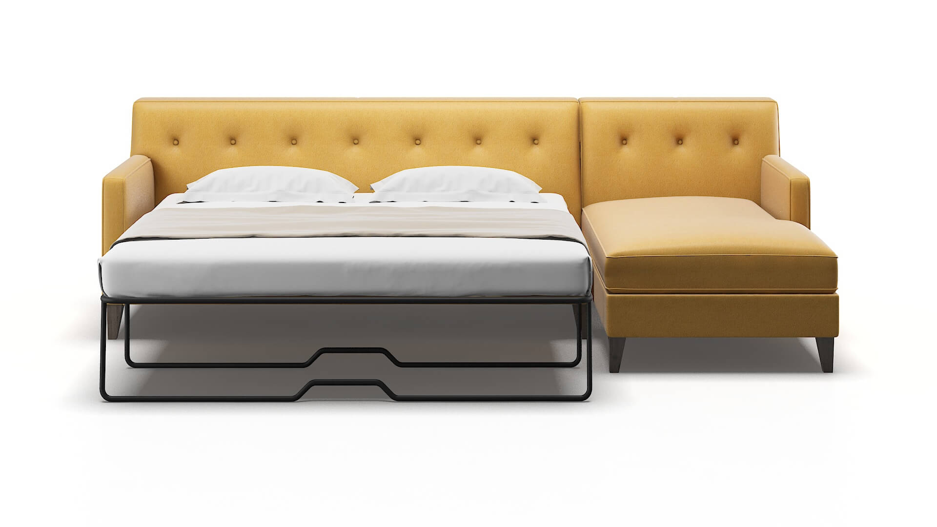 Harper Bella Amber Panel Sleeper Espresso legs 1