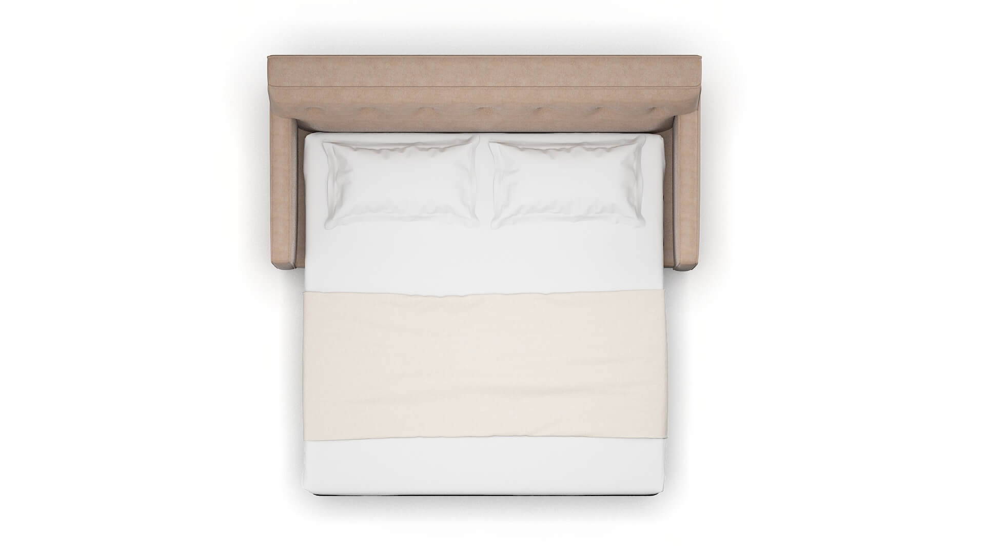 Harper Bella Pewter Sofa Sleeper Espresso legs 3