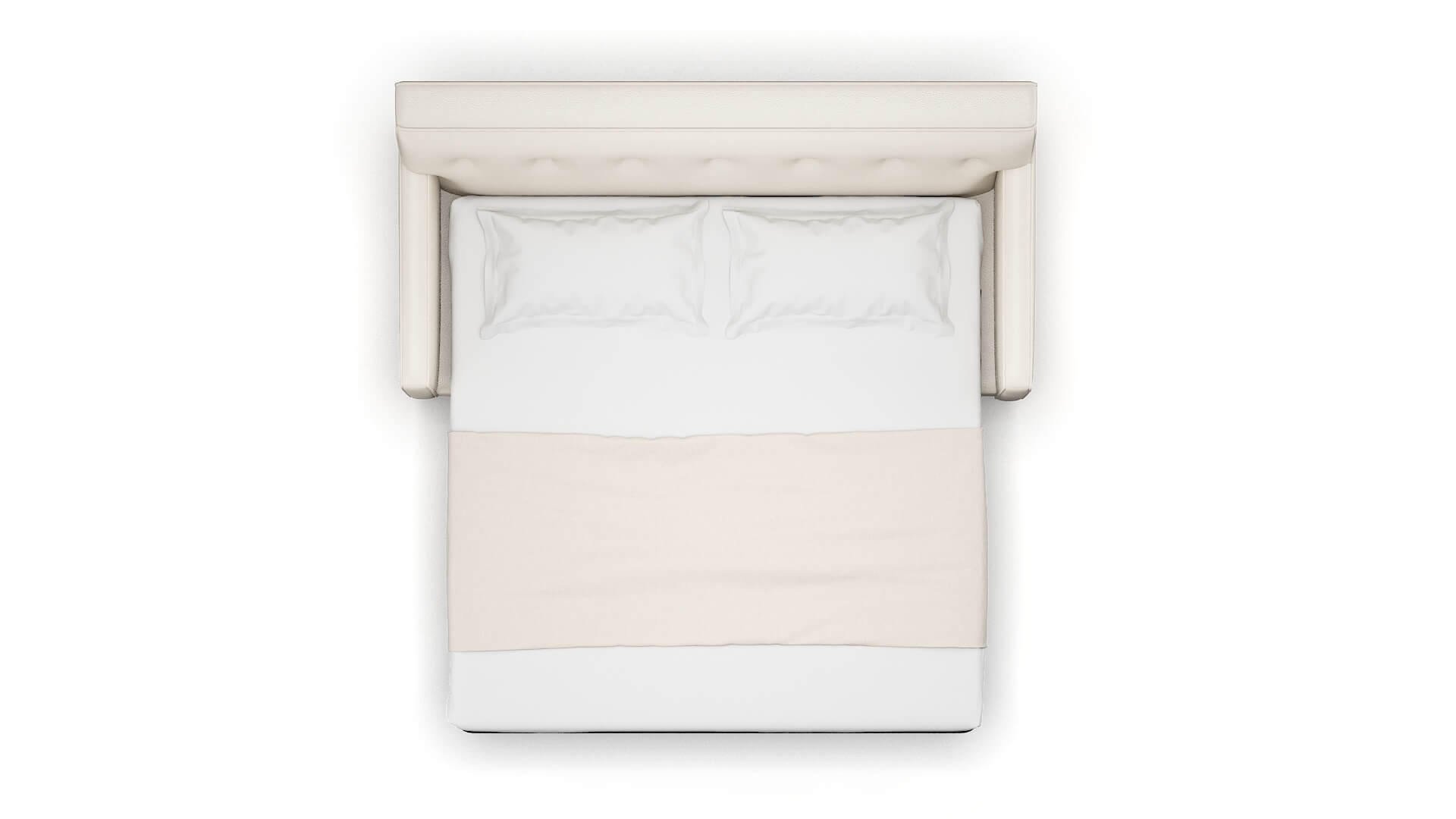 Harper Blanche Milky Sofa Sleeper Espresso legs 3