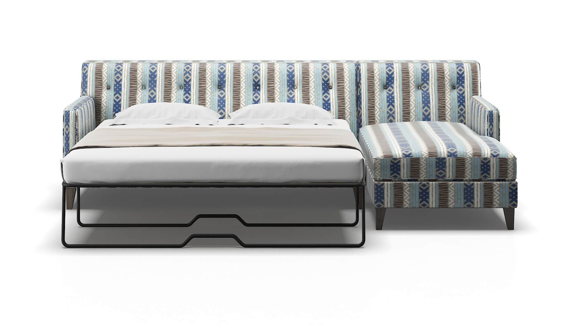 Harper Bodhi Indigo Panel Sleeper Espresso legs 1