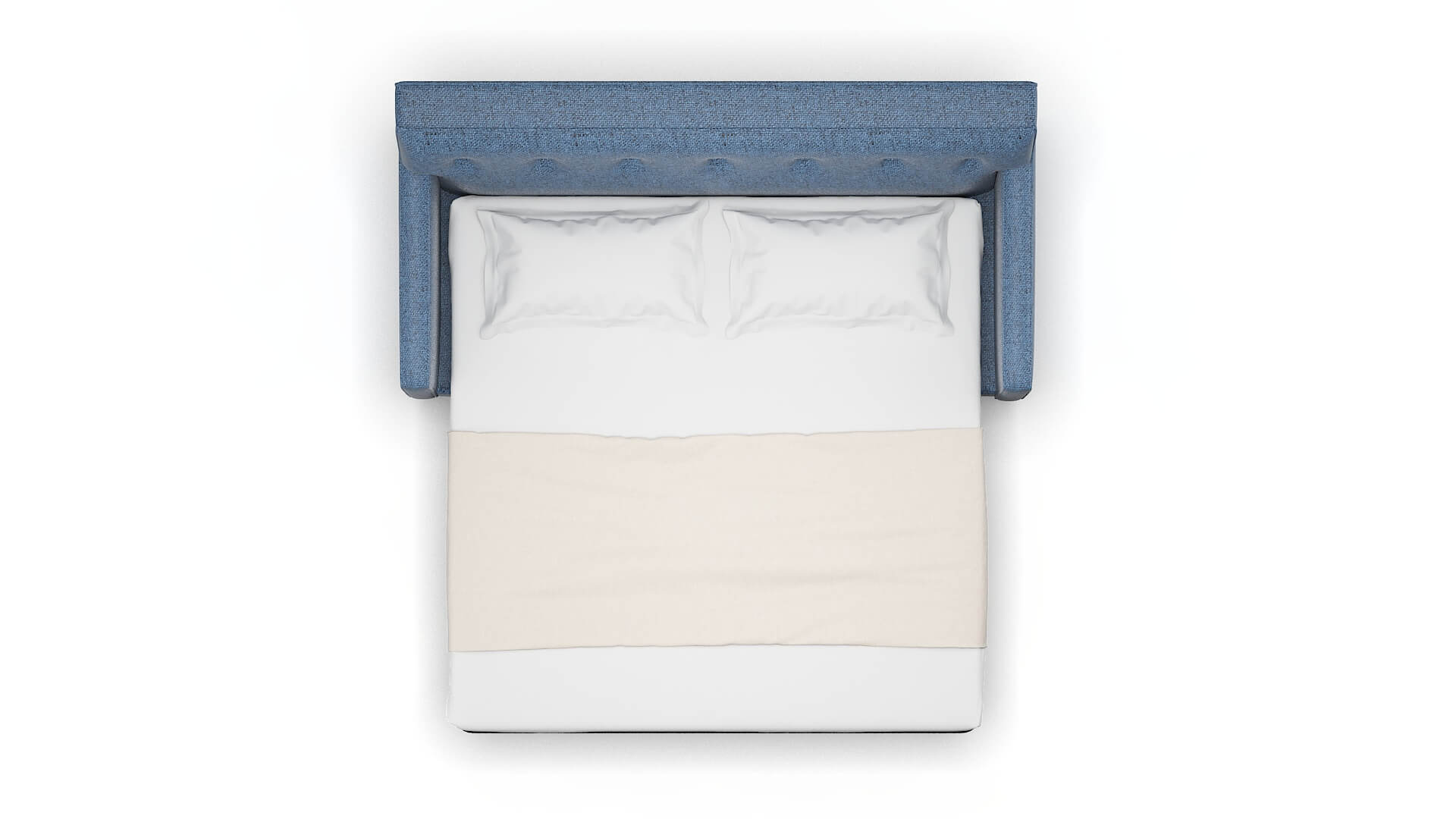 Harper Clyde Deep_ocean Sofa Sleeper Espresso legs 3