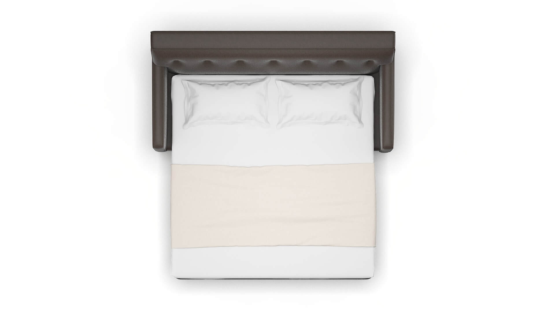 Harper Cosmo Chocolate Sofa Sleeper Espresso legs 3