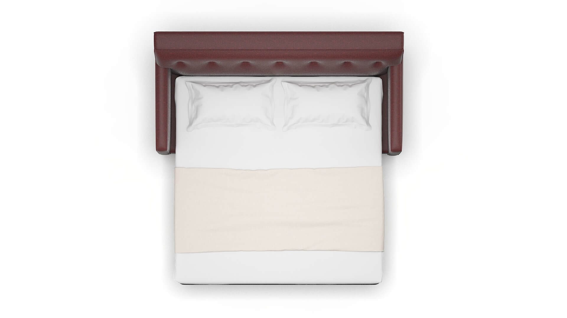 Harper Derby Berry Sofa Sleeper Espresso legs 3