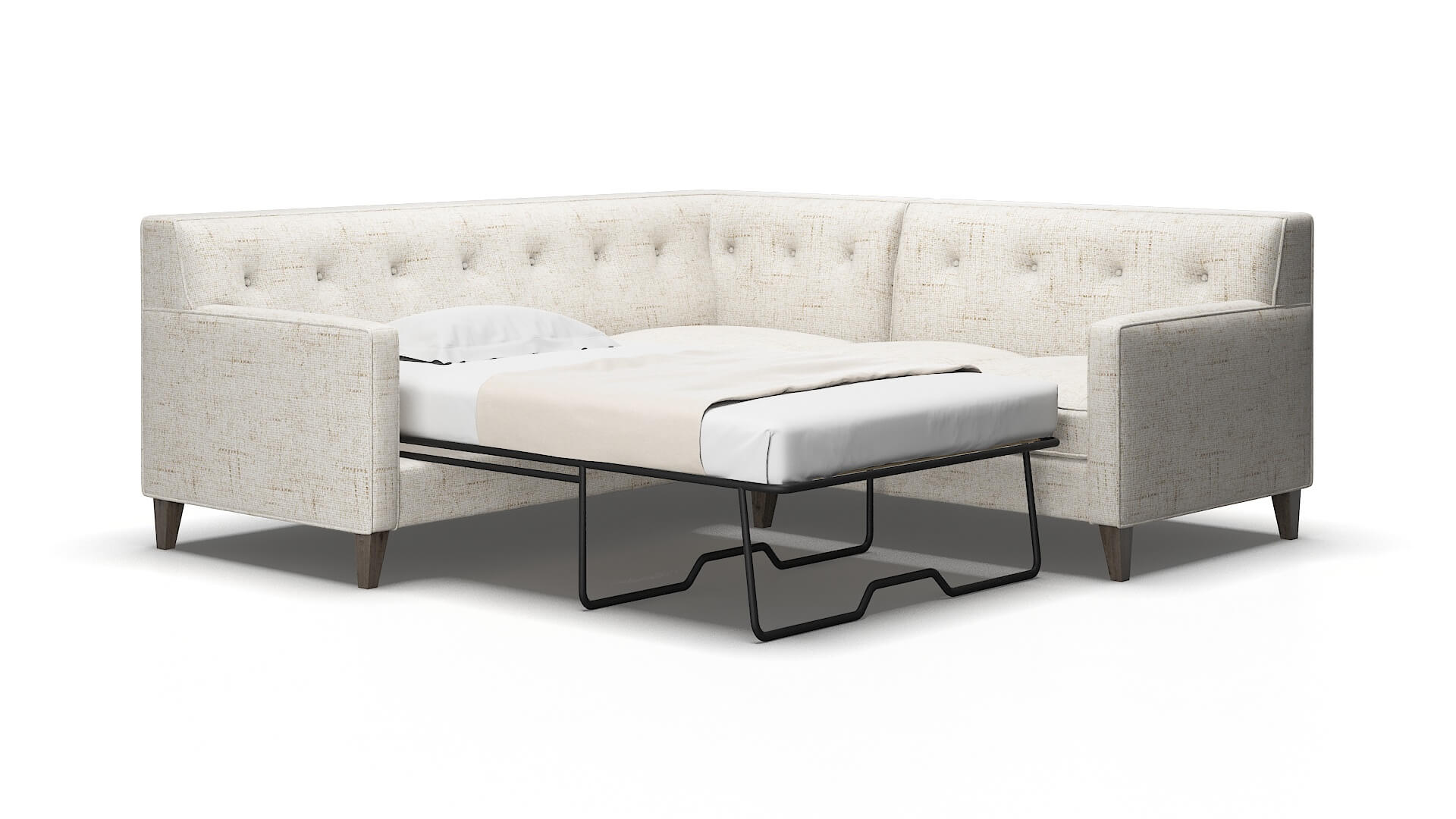 Harper Derby Taupe Sectional Sleeper 2