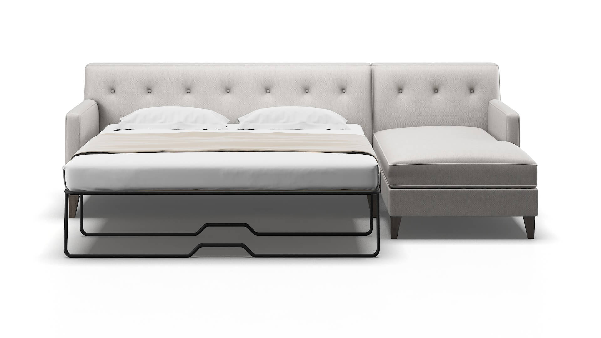 Harper Dream_d Sterling Panel Sleeper Espresso legs 1