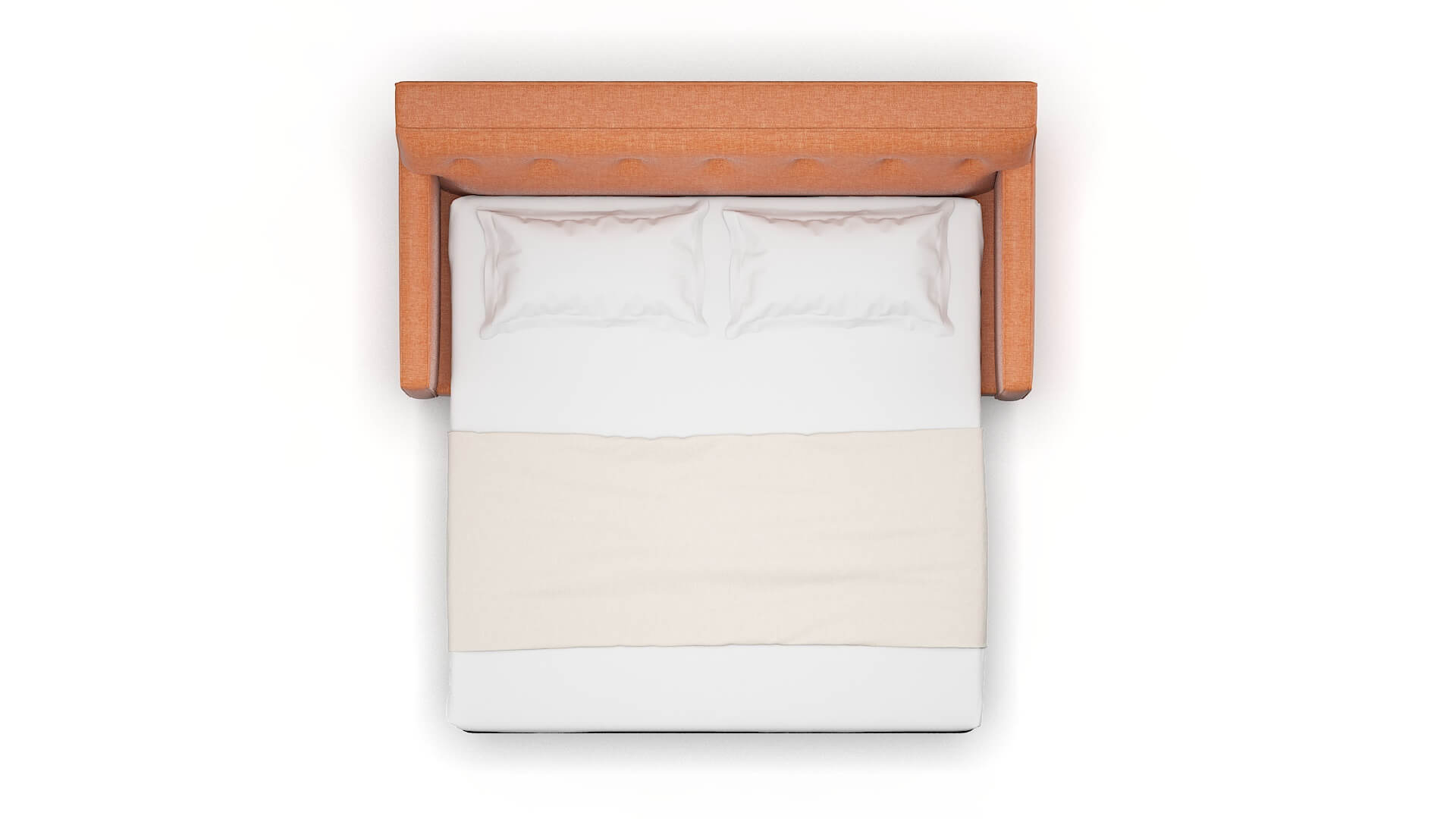 Harper Hepburn Appricot Sofa Sleeper Espresso legs 3