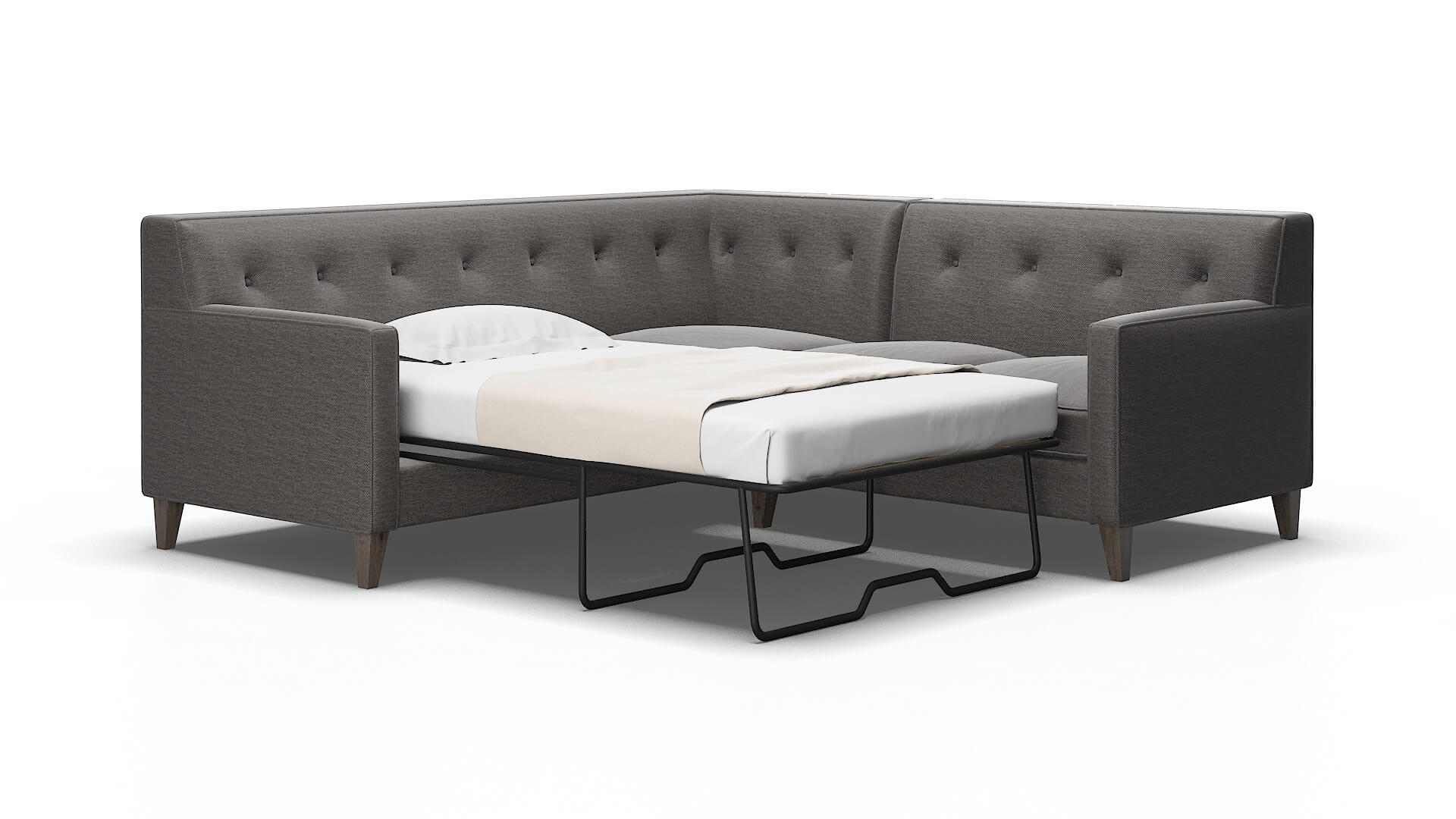 Harper Insight eclipse Sectional sleeper Espresso Legs  2