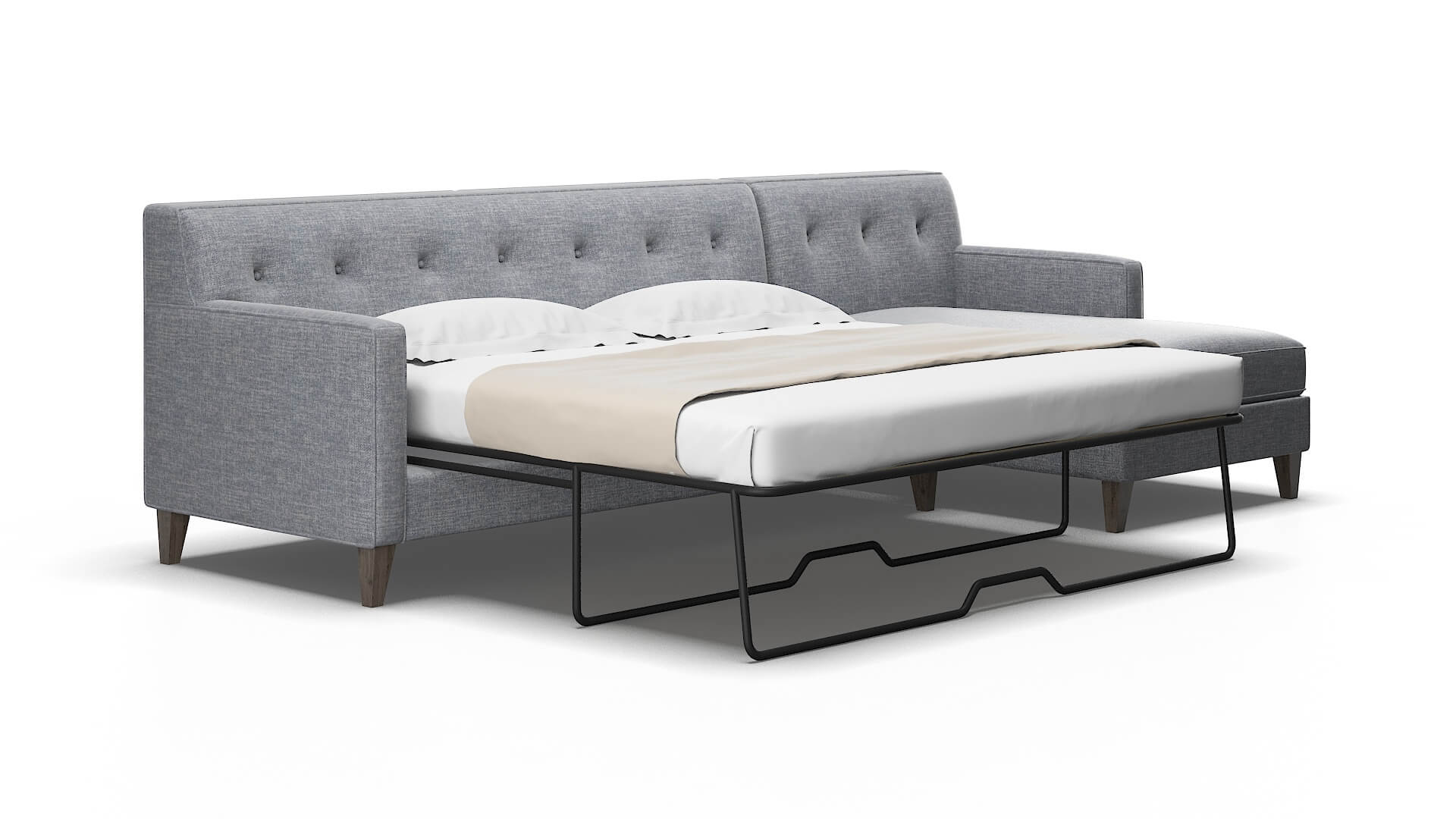 Harper Keylargo Ash Panel Sleeper espresso legs 2