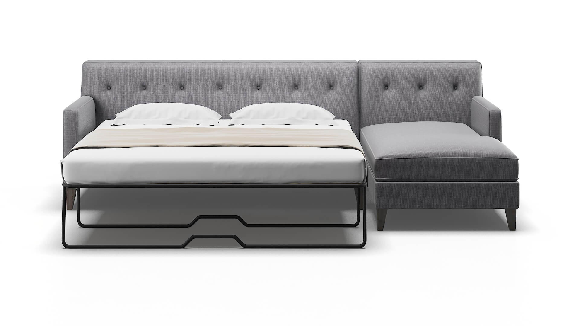 Harper Parker Ash Panel Sleeper Espresso legs 1