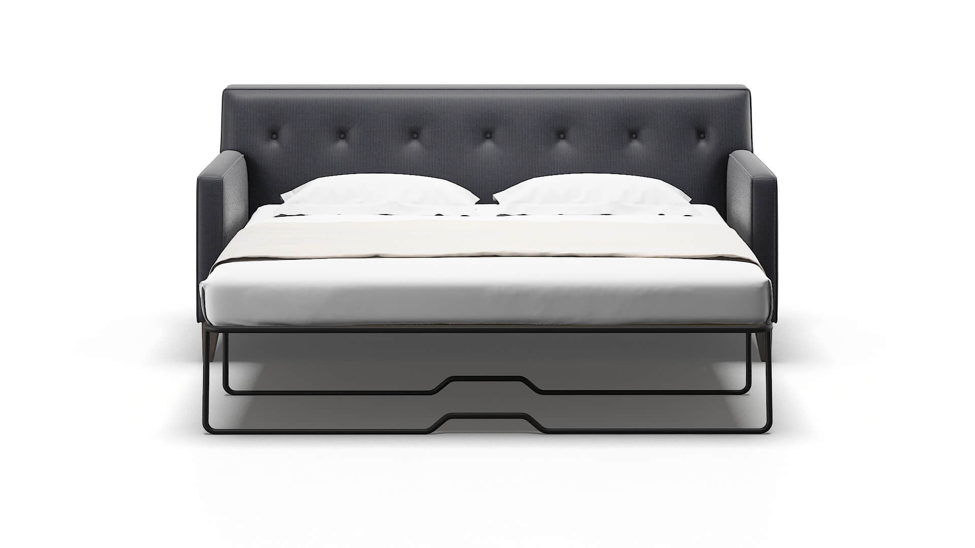 Harper Parker Midnight Sofa Sleeper Espresso legs 1