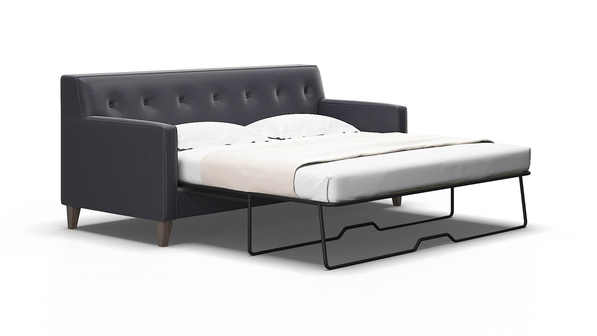 Harper Parker Midnight Sofa Sleeper Espresso legs 2