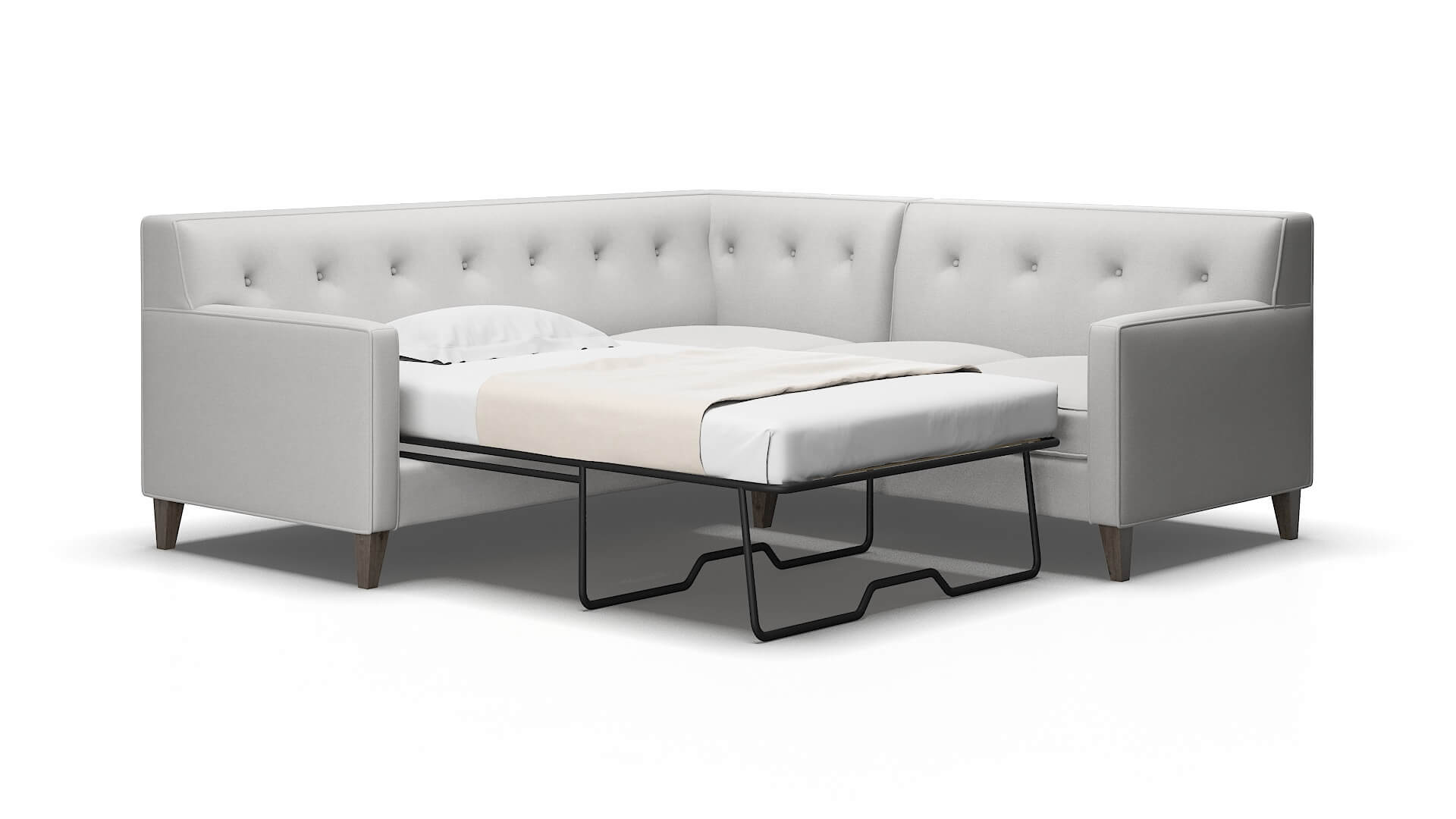 Harper Prisma steam Sectional sleeper Espresso Legs  2