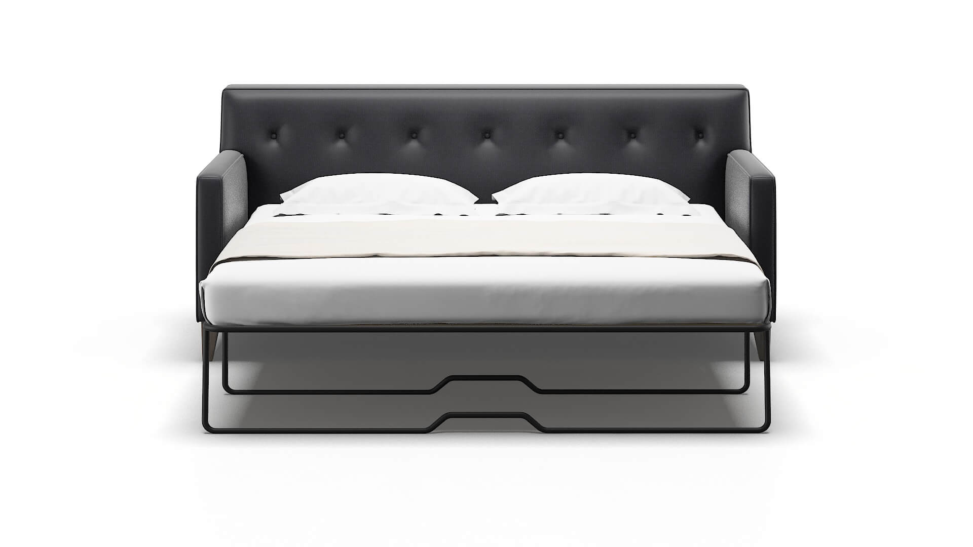 Harper Redondo Navy Sofa Sleeper Espresso legs 1