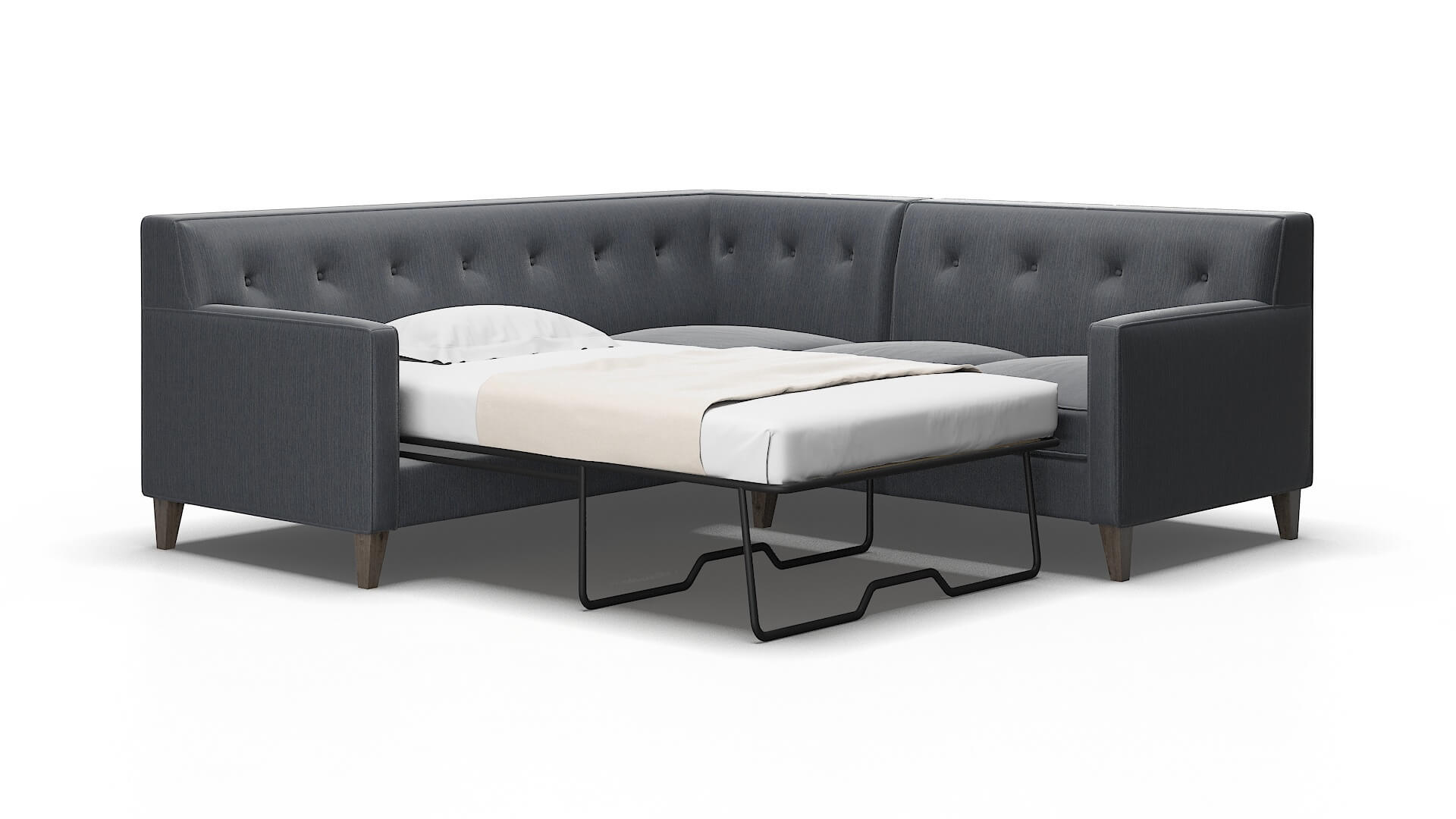 Harper Rocket Eclipse Sectional Sleeper Espresso legs 2