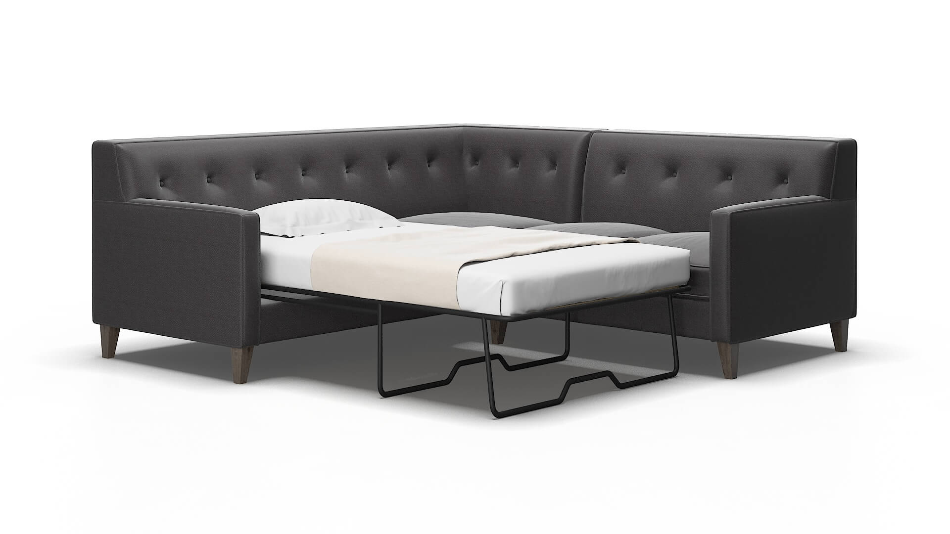 Harper Royale eclipse Sectional sleeper Espresso Legs  2