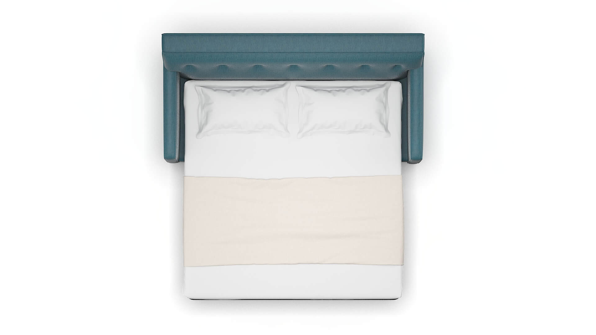 Harper Royale Electric_blue Sofa Sleeper Espresso legs 3