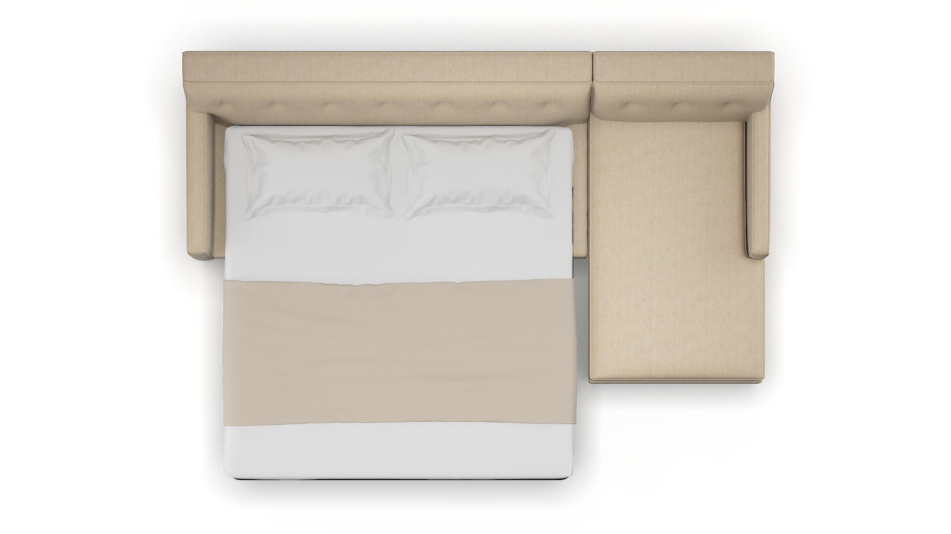 Harper Royale Mondo Panel Sleeper Espresso legs 3