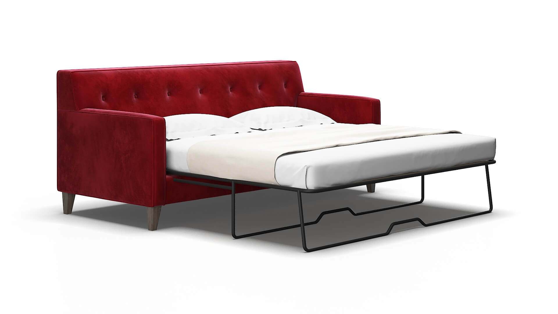 Harper Royale ruby Sofa sleeper Espresso Legs  2