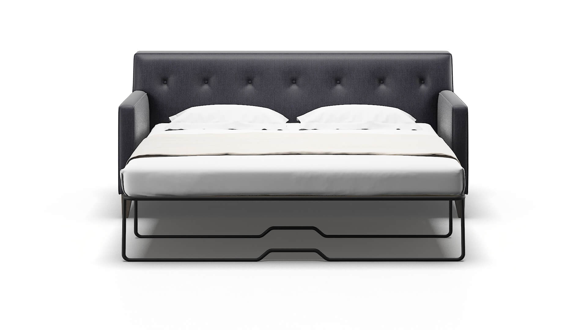 Harper Sasha Navy Sofa Sleeper Espresso legs 1