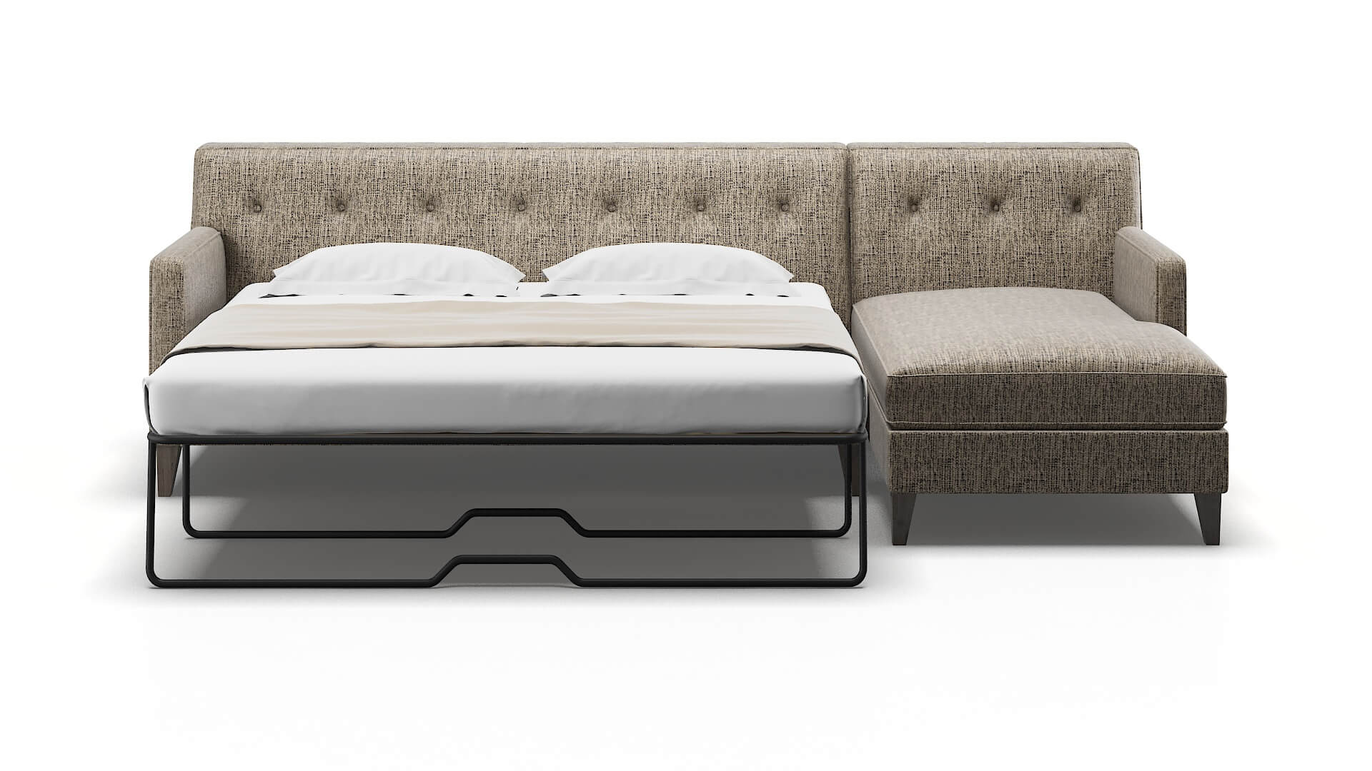 Harper Solifestyle 51 Panel Sleeper Espresso legs 1