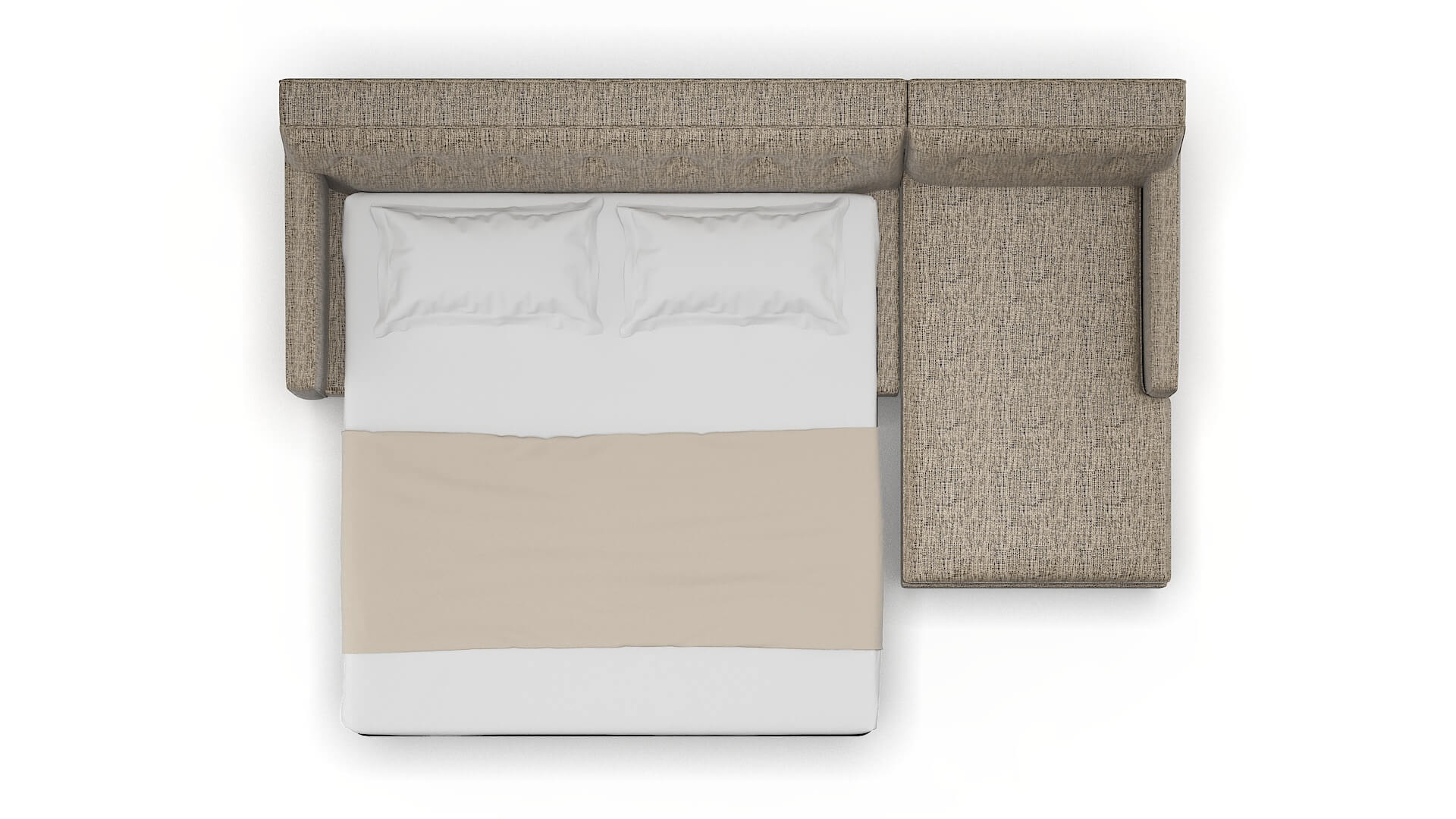 Harper Solifestyle 51 Panel Sleeper Espresso legs 3