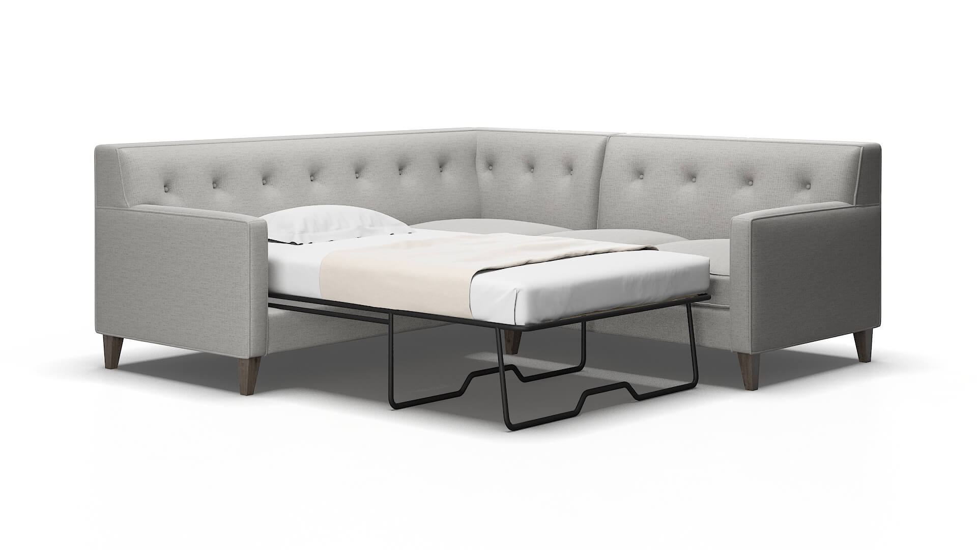 Harper Urban_d Pepper Sectional Sleeper Espresso legs 2
