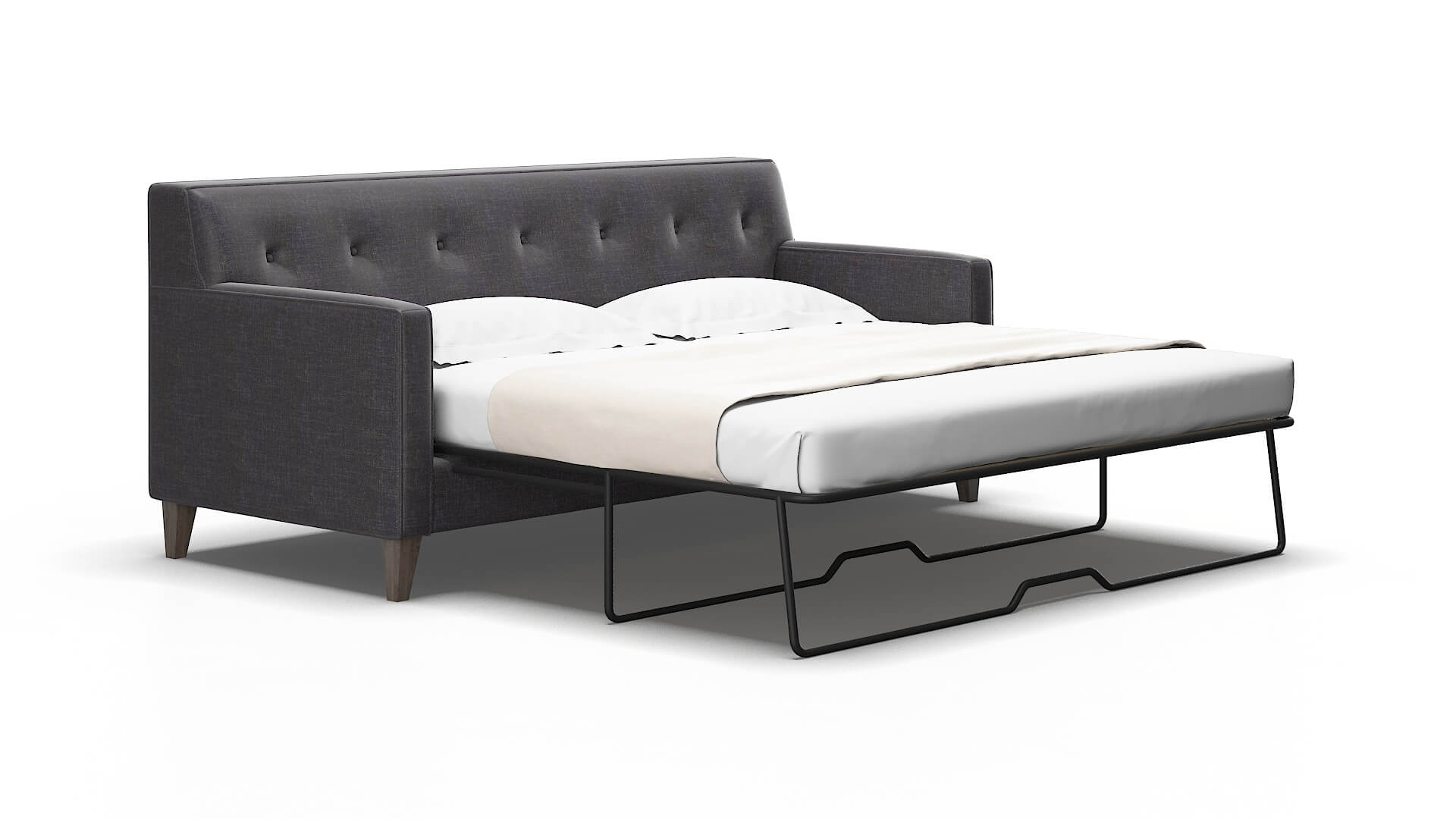 Harper Venus Onyx Sofa Sleeper Espresso legs 2