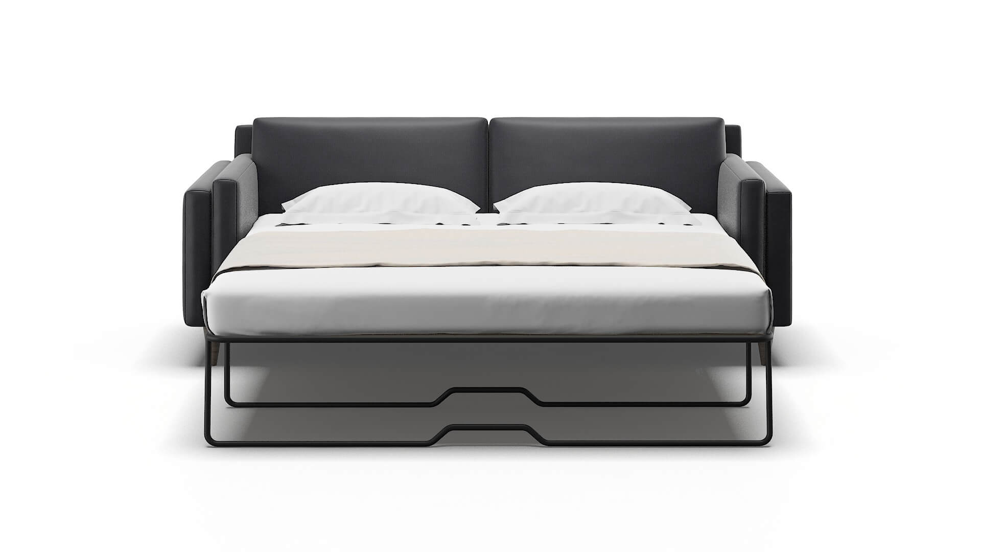 Helsinki Atlas_plz Navy Sofa Sleeper Espresso legs 1