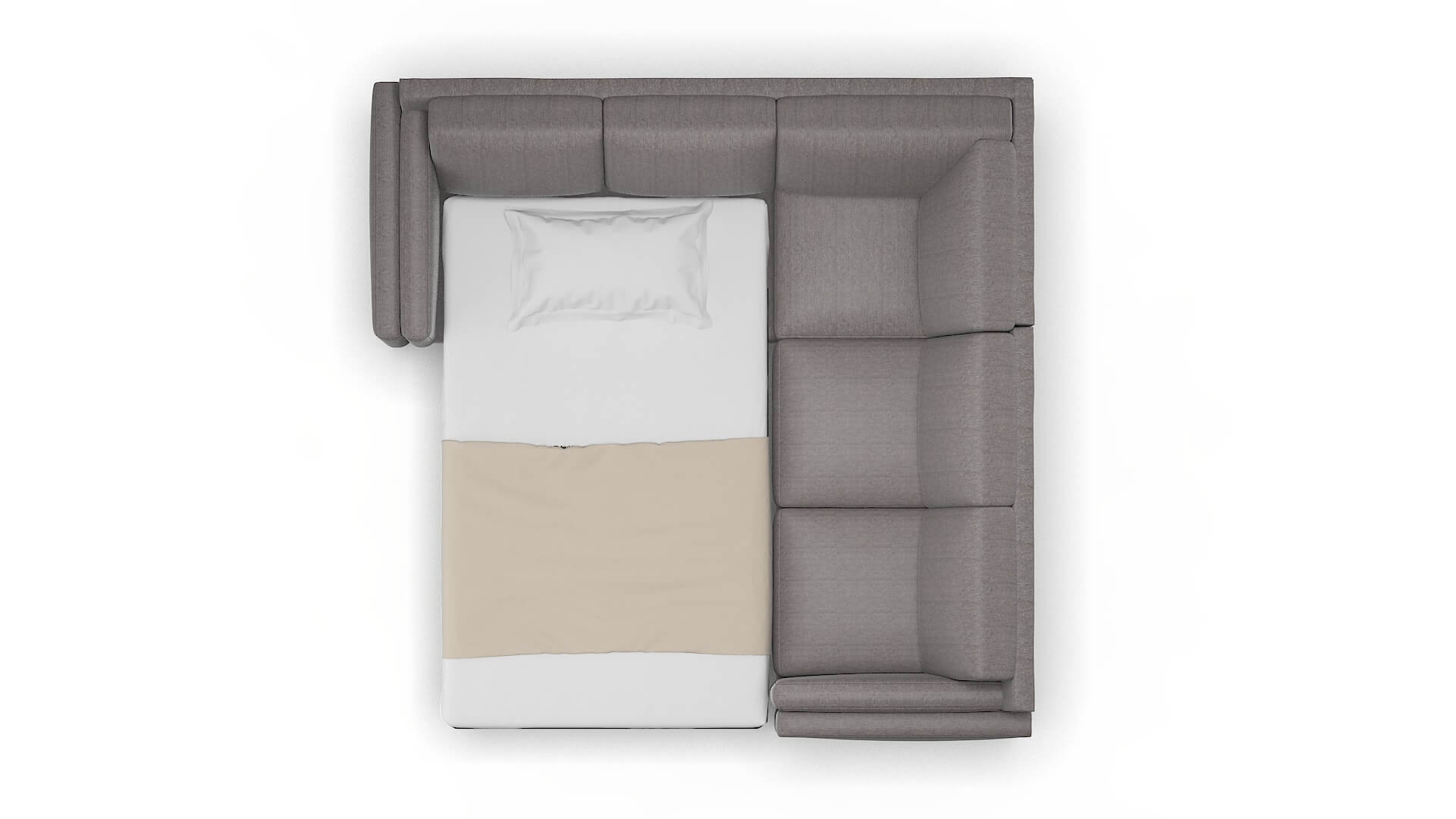 Helsinki Atlas_plz Silver Sectional Sleeper Espresso legs 3