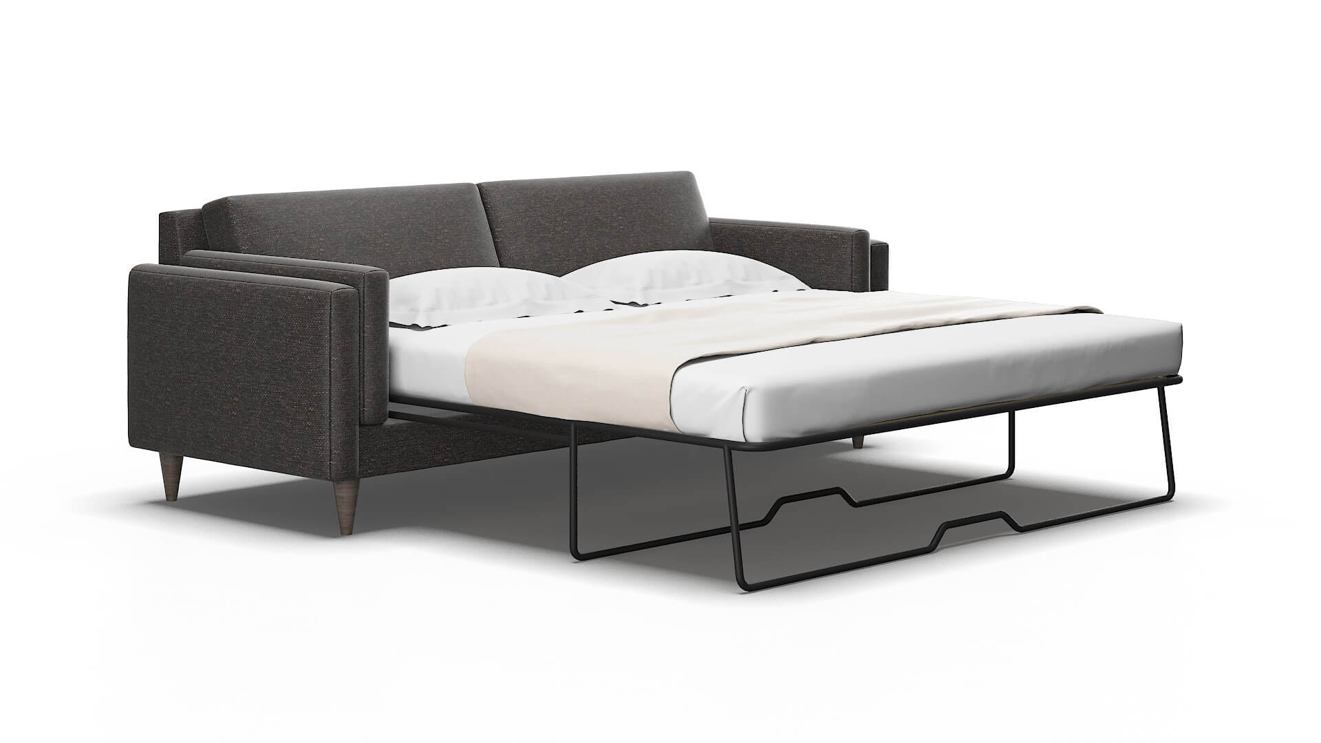 Helsinki Avenger denim Sofa sleeper Espresso Legs  2