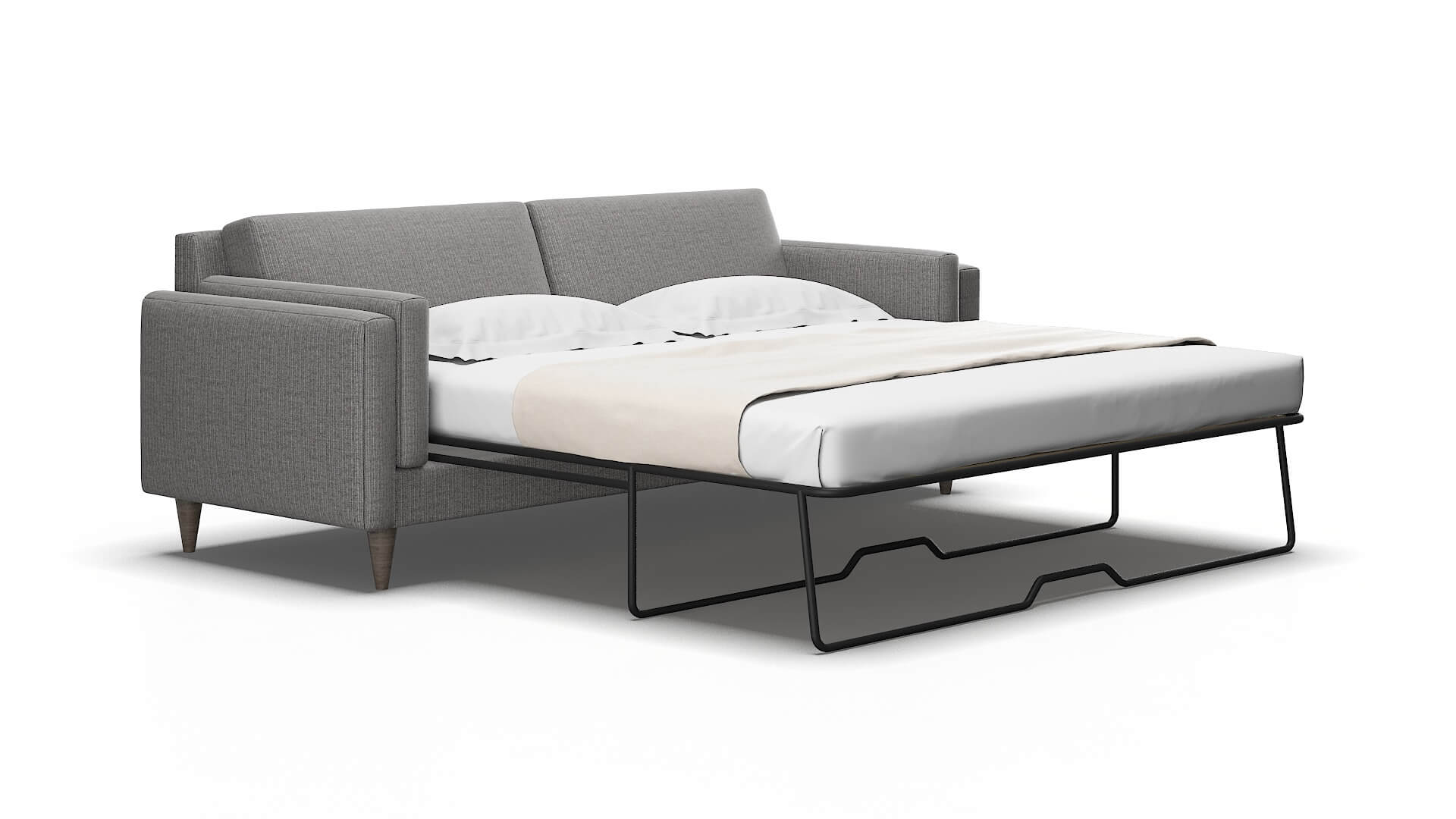 Helsinki Avenger zinc Sofa sleeper Espresso Legs  2