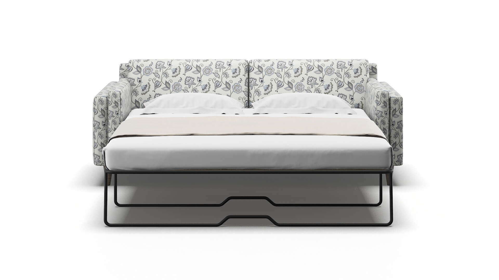 Helsinki Avignon Sky Sofa Sleeper Espresso legs 1