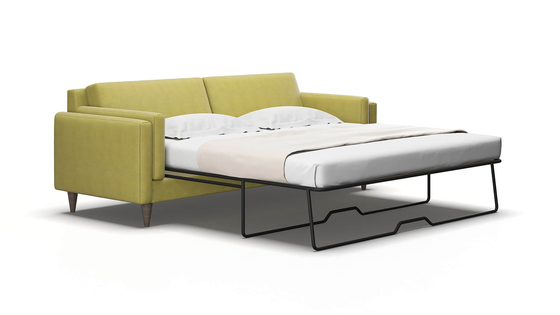 Helsinki Bella Apple Sofa Sleeper Espresso legs 2