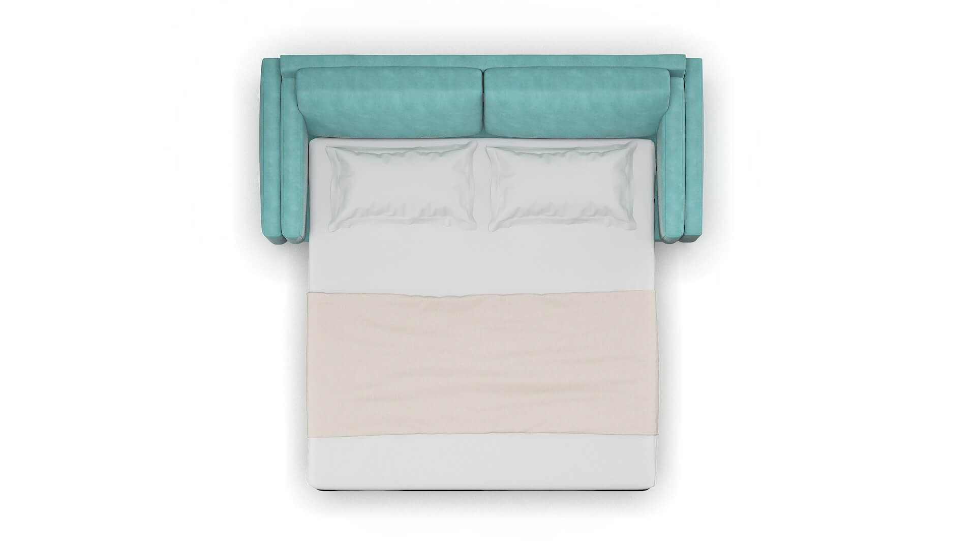 Helsinki Bella Caribbean Sofa Sleeper Espresso legs 3